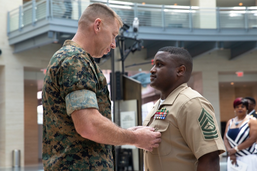 Master Sergeant Marcus Gold's Retirement Ceremony