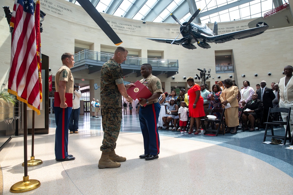 Master Sergeant Marcus Gold's Retirement Ceremony