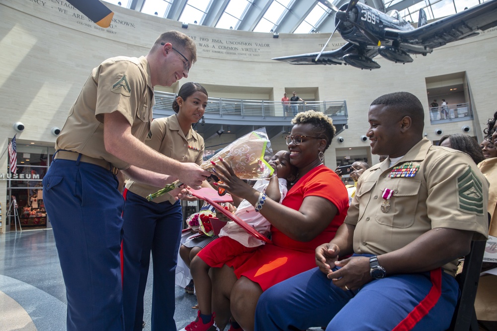 Master Sergeant Marcus Gold's Retirement Ceremony