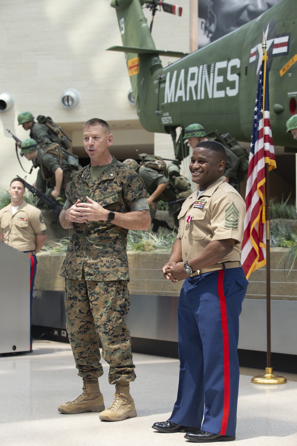 Master Sergeant Marcus Gold's Retirement Ceremony