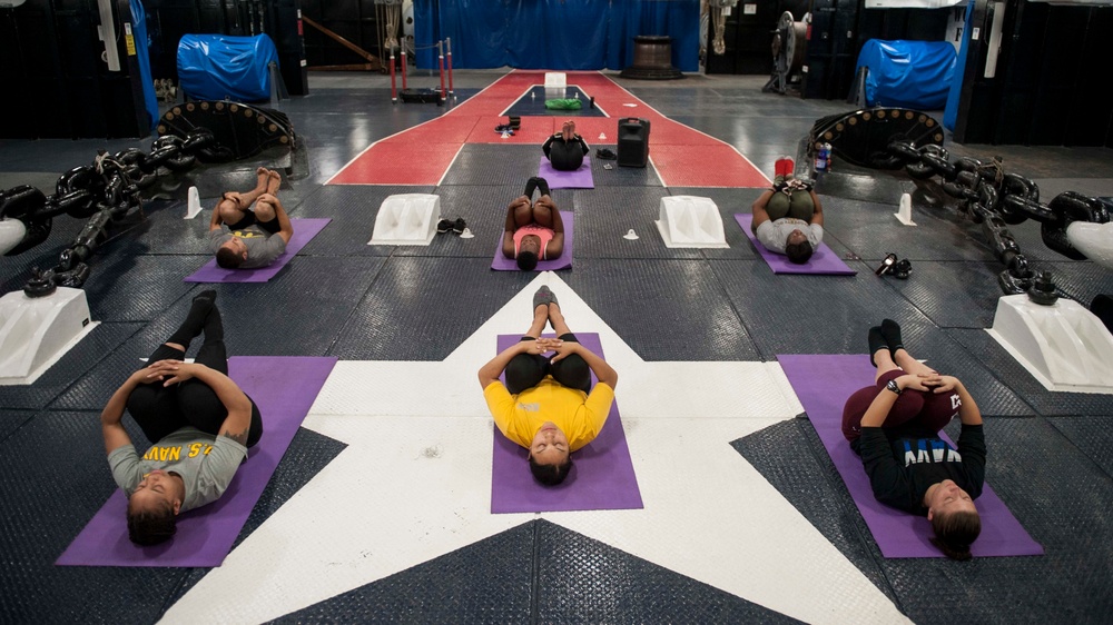 Yoga in Fo'c'sle