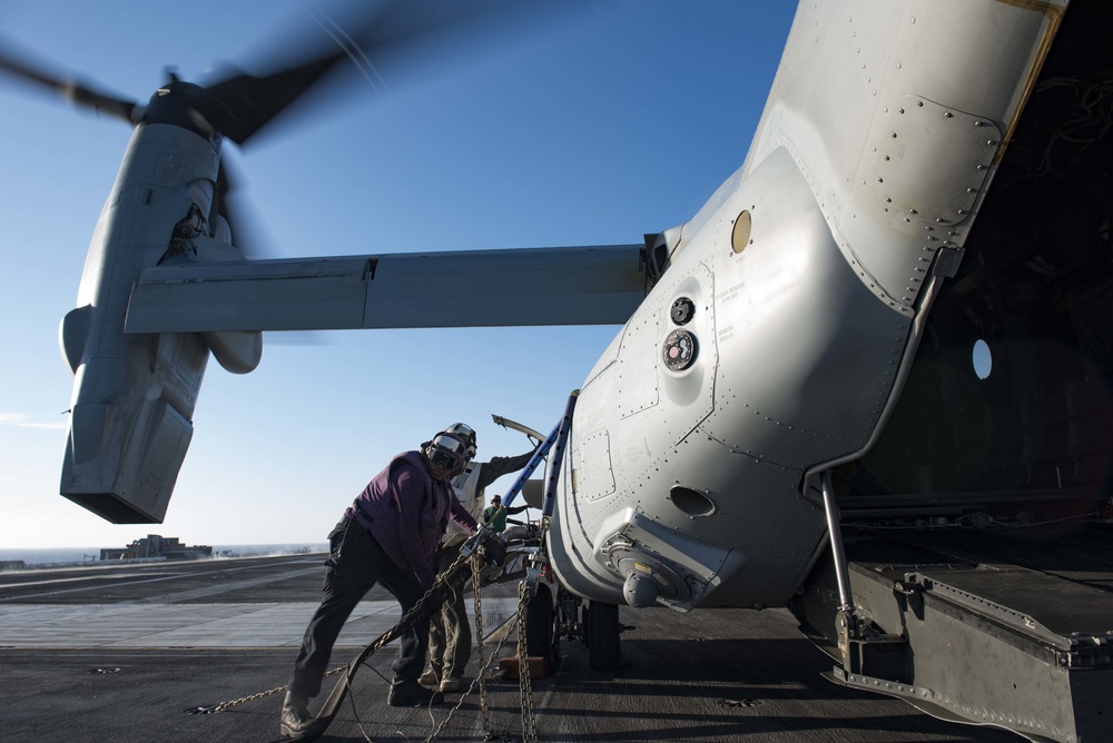 Aviation Boatswain's Mate Fuels MV-22 Osprey