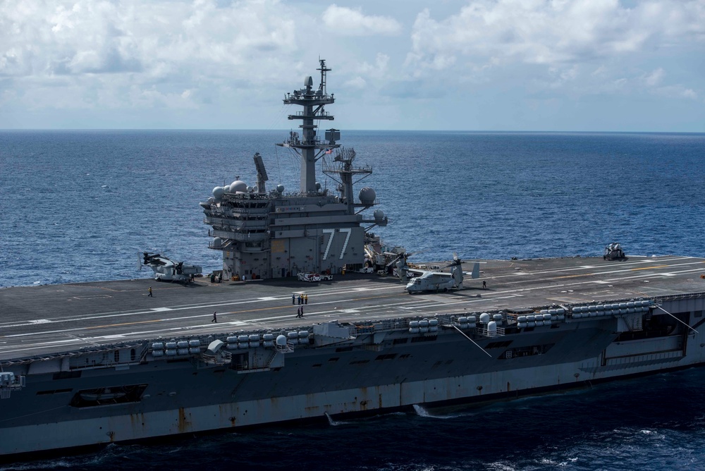 MV-22 Osprey Prepares To Take Off