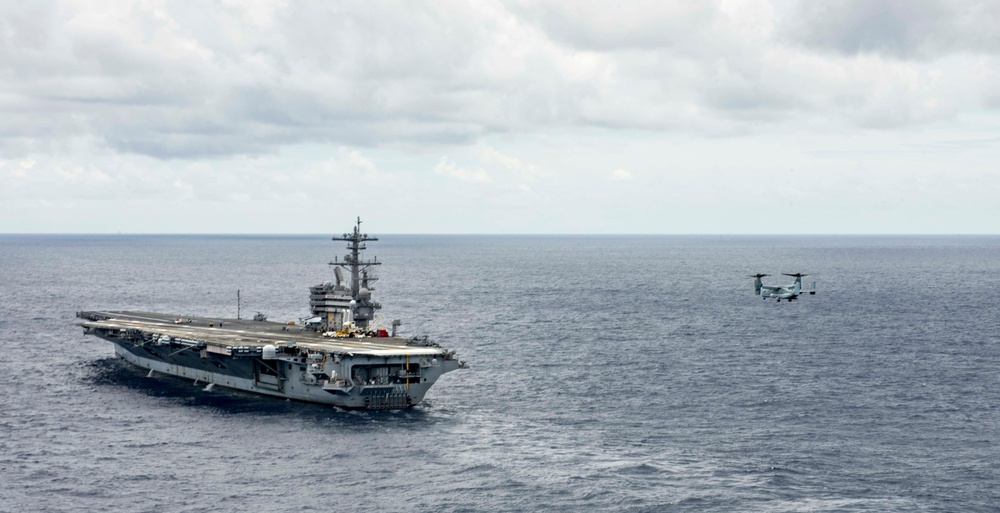 MV-22 Osprey Lands on GHWB