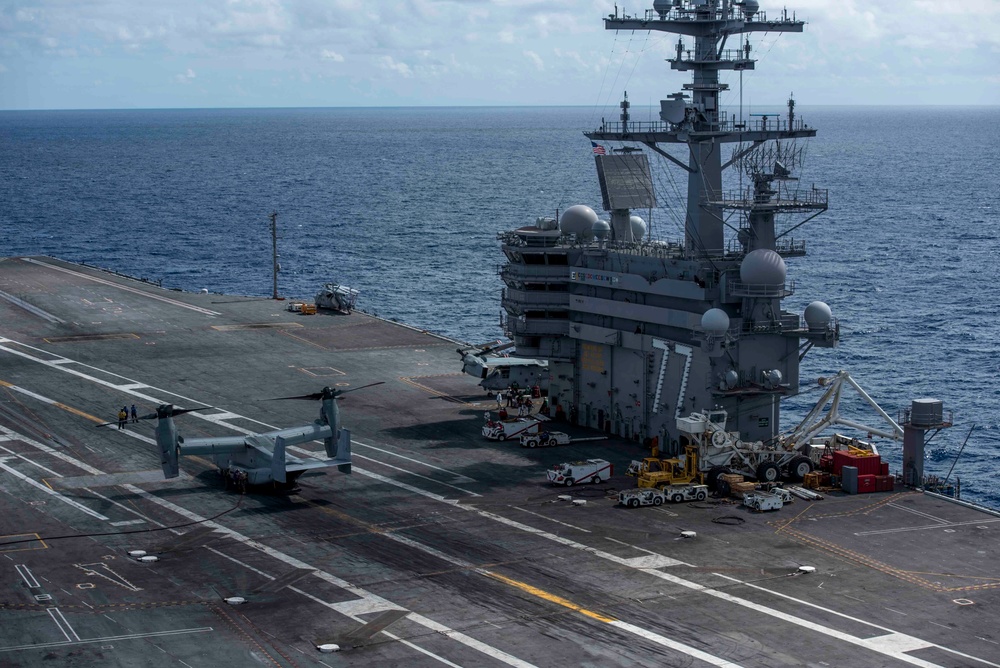 MV-22 Osprey Prepares To Take Off