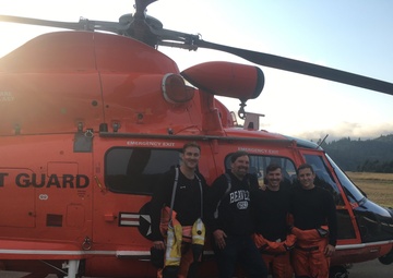 Coast Guard aircrew hoists man who fell off cliff near Lincoln City, Oregon