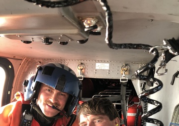 Coast Guard aircrew hoists man who fell off cliff near Lincoln City, Oregon