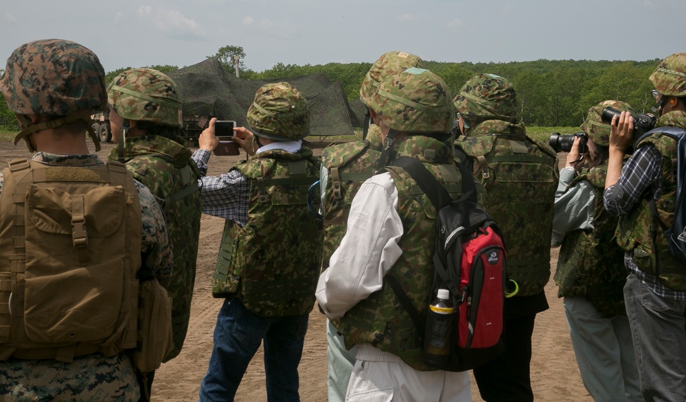 Local nationals visit field during ARTP 18-2 for weapons demonstration