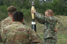 ARM hosts US Troops:  Aerial/Mounted Gunnery