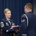 Command Chief Master Sergeant Lorraine F. Regan retired from the Air National Guard Readiness Center