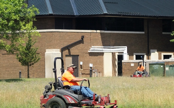 Mowing ops at Fort McCoy