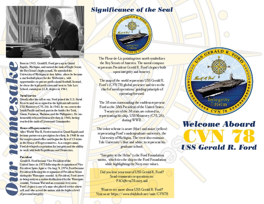 CVN 78 Tour Trifold Page 1