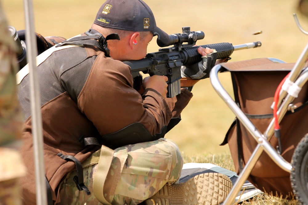 USAMU Soldiers compete at National Rifle Matches
