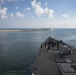 USS Carney Departs Haifa, Israel