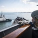 USS Carney Departs Haifa, Israel