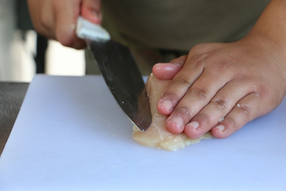 Cutting Chicken