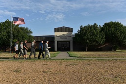 Louis F. Garland’s family visits Goodfellow