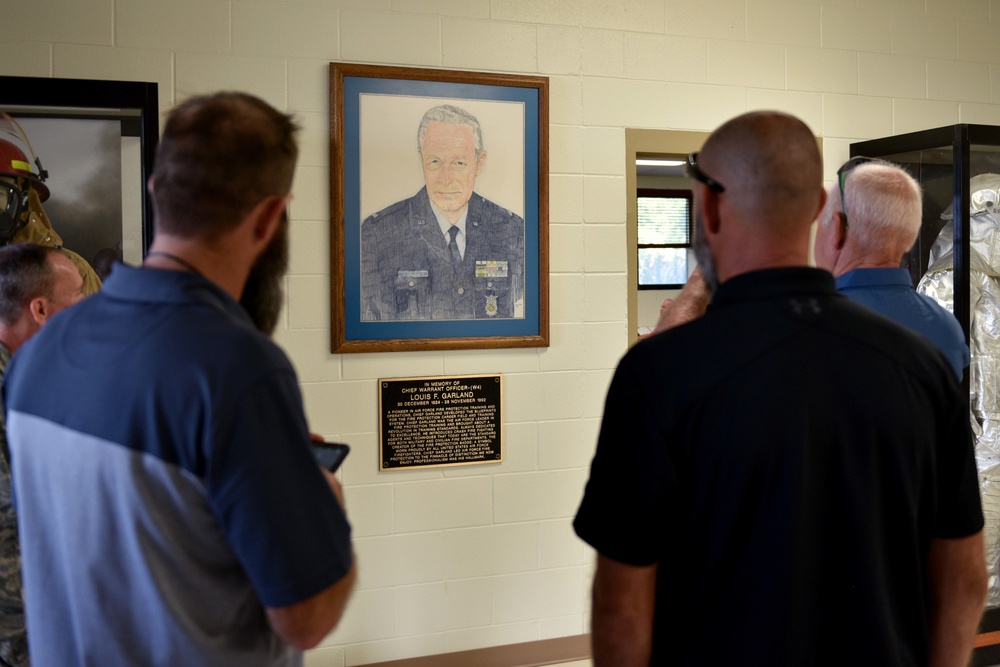 Louis F. Garland’s family visits Goodfellow