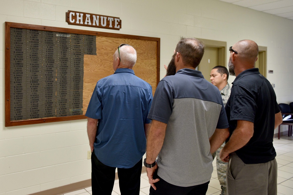 Louis F. Garland’s family visits Goodfellow