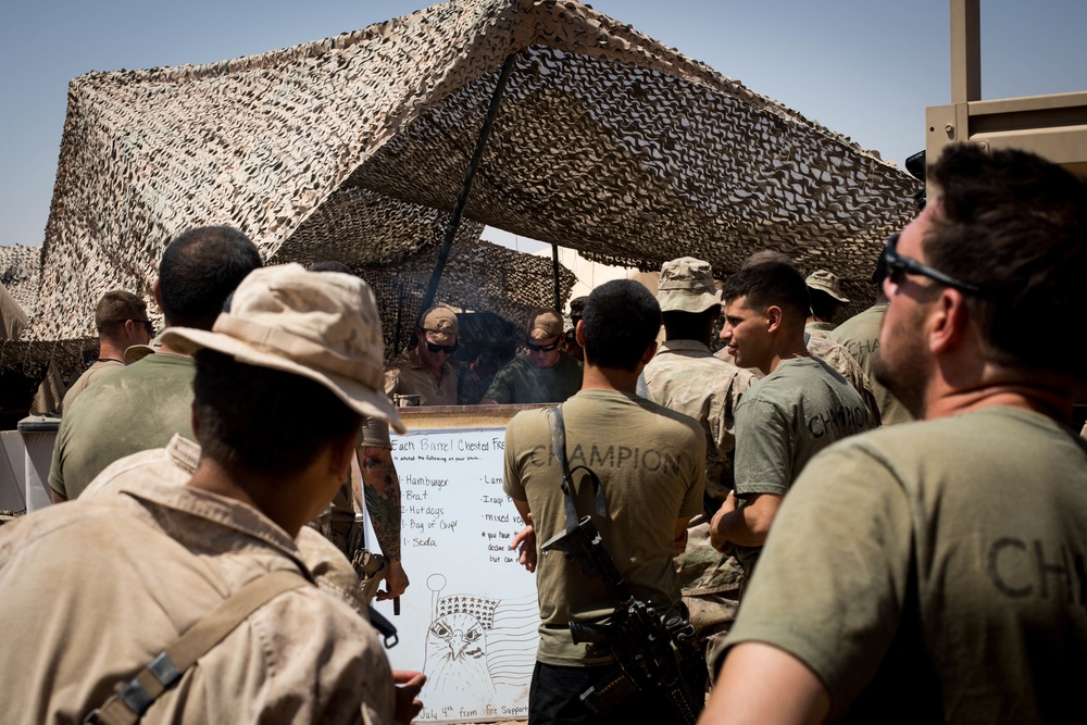 SPMAGTF-CR-CC Marines secure vital firebase during Operation Talon Spear