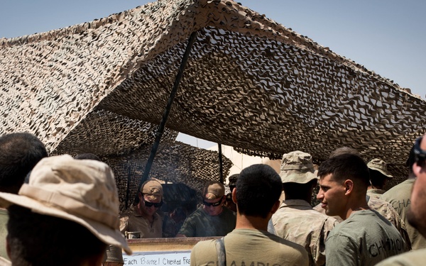 SPMAGTF-CR-CC Marines secure vital firebase during Operation Talon Spear