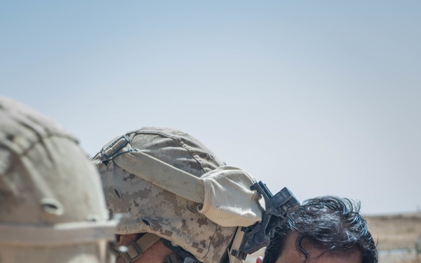 SPMAGTF-CR-CC Marines secure vital firebase during Operation Talon Spear