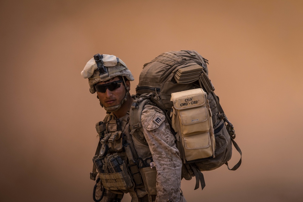 SPMAGTF-CR-CC Marines secure vital firebase during Operation Talon Spear