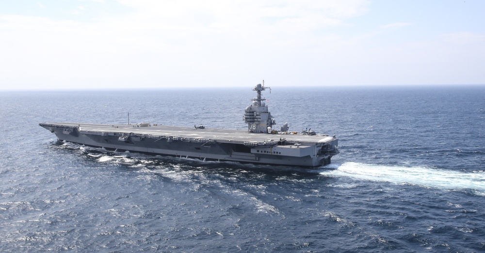 DVIDS - Images - USS Gerald R. Ford (CVN 78) First Flight Ops [Image 3 ...