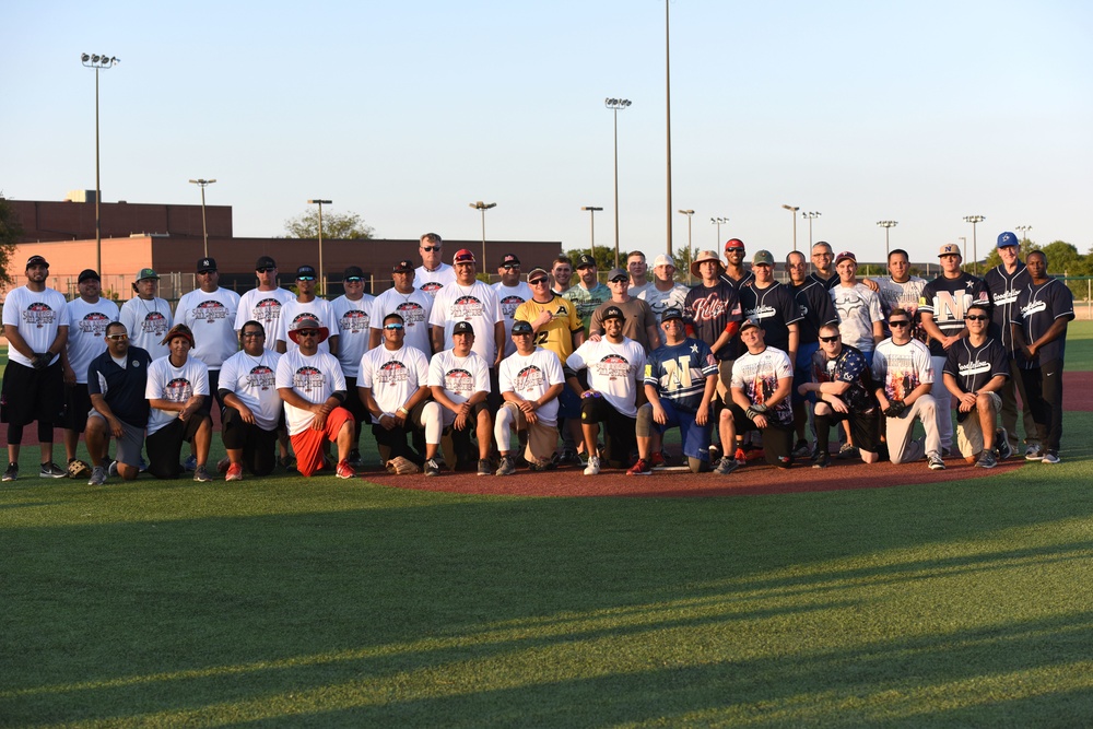 Goodfellow and San Angelo play first community softball game