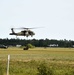 UH-60 Black Hawk helicopters practice sling-loading at Northern Strike 18