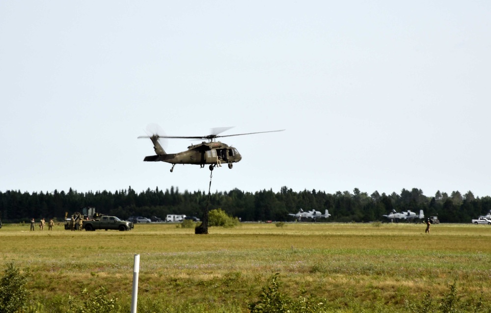 DVIDS - Images - UH-60 Black Hawk helicopters practice sling-loading ...