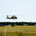 UH-60 Black  Hawk helicopters practice sling-loading equipment exercise Northern Strike 18