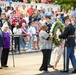 Korean/Cold War Family Members Lay Wreath at Tomb of Unknown Soldier