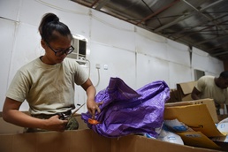 Airmen, Marines partners in postal