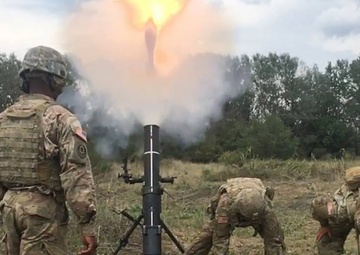Mortarmen Conduct Training in Macedonia