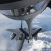 121st ARW KC-135 Stratotanker refuels Semour Johnson AFB F-15E Strike Eagles