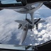 121st ARW KC-135 Stratotanker refuels Semour Johnson AFB F-15E Strike Eagles