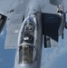 121st ARW KC-135 Stratotanker refuels Semour Johnson AFB F-15E Strike Eagles