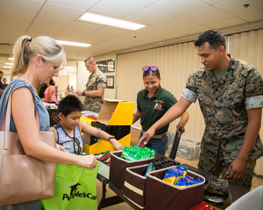 Back to School Brigade at MCLB Barstow