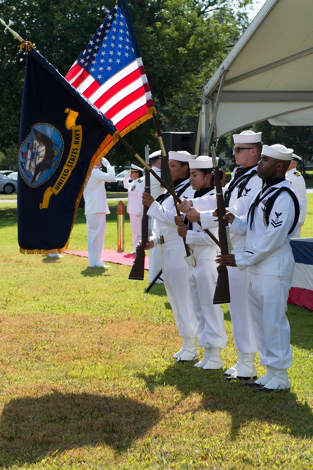 NAVFAC MIDLANT Change of Command Ceremony