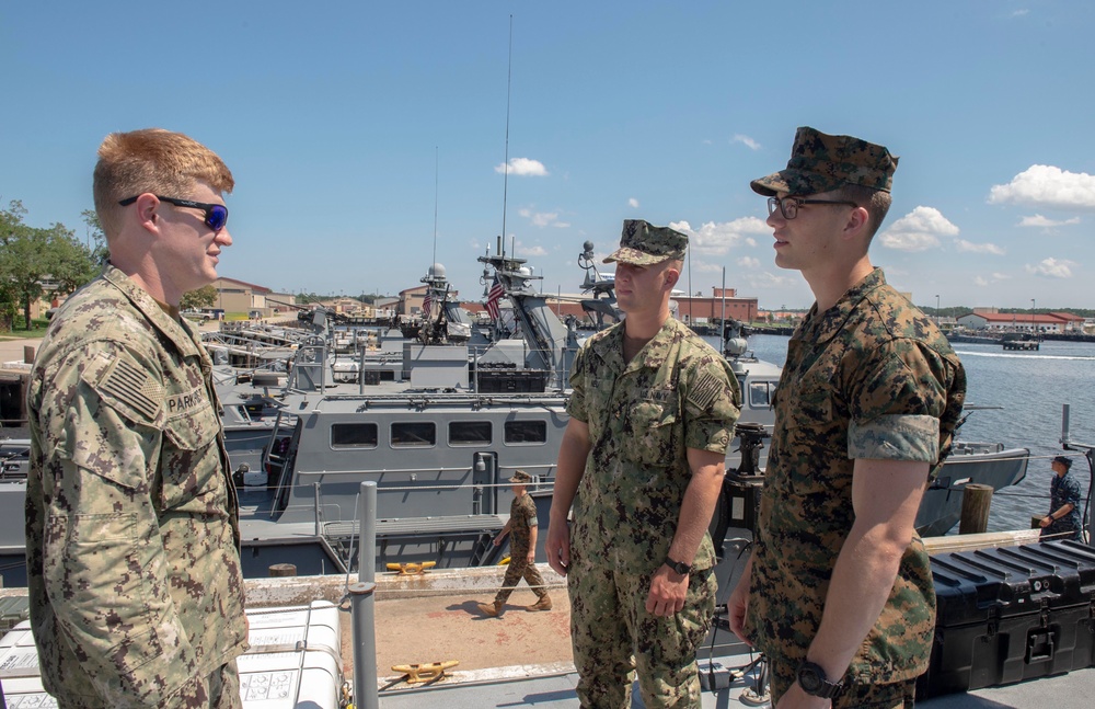 ROTC Visits Navy Expeditionary Combat Command