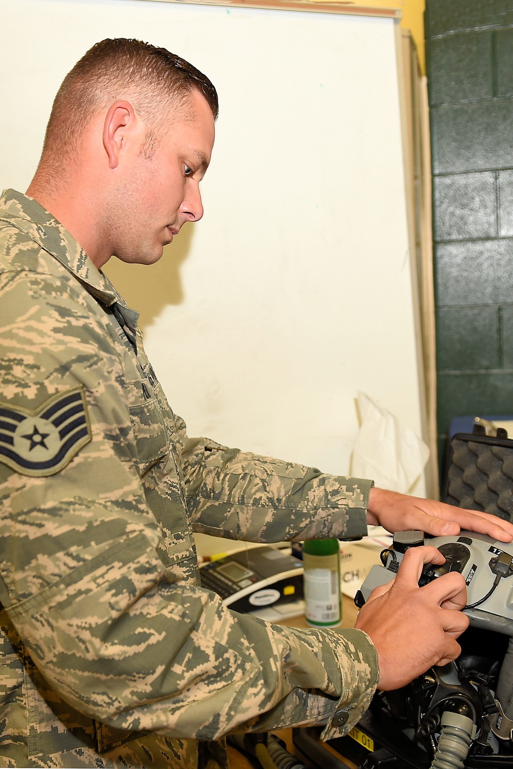 127th OSS Airman helps prepares for flight