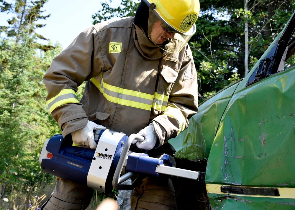 Coalition firefighters train at exercise Northern Strike 18