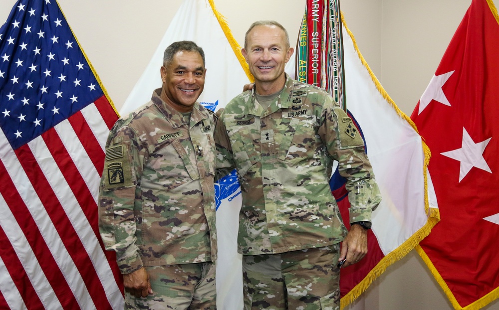 Lt. Gen. Michael X. Garrett, U.S. Army Central commander visits U.S. and Kuwaiti Soldiers