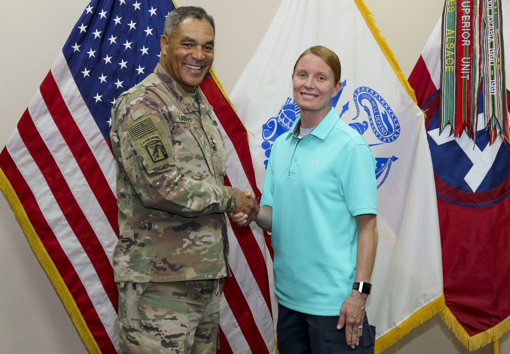 Lt. Gen. Michael X. Garrett, U.S. Army Central commander visits U.S. and Kuwaiti Soldiers