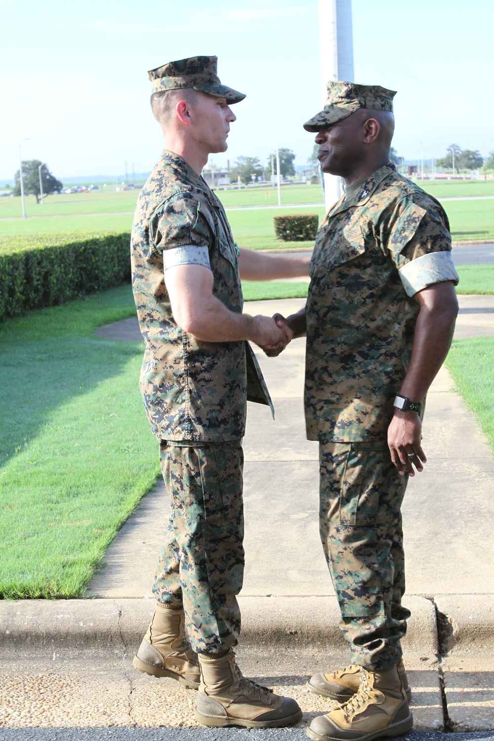 Master Sgt. Brian Allen retires form Marine Corps