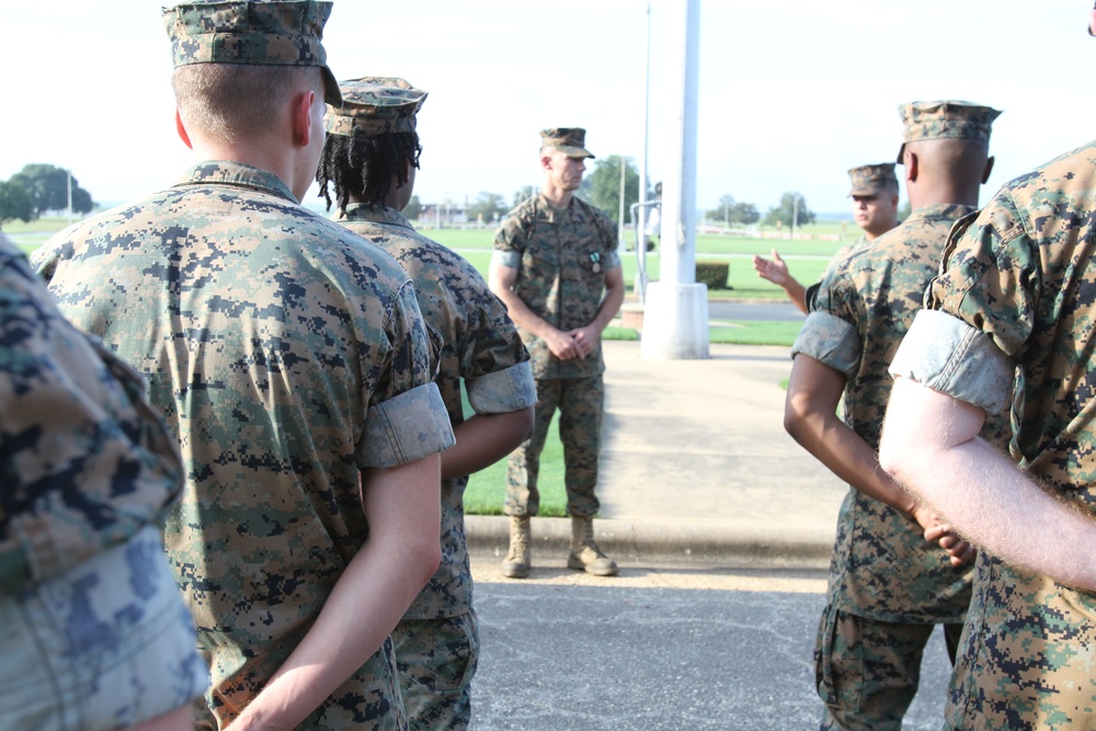 Master Sgt. Brian Allen retires form Marine Corps