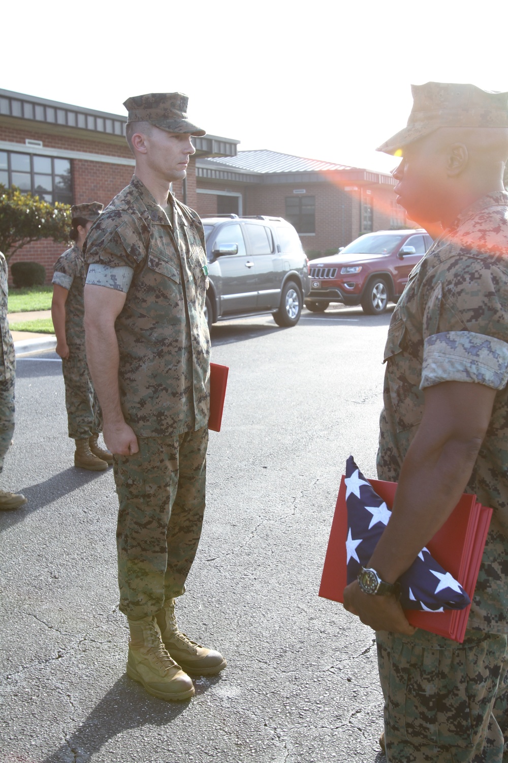 Master Sgt. Allen retires from Marine Corps