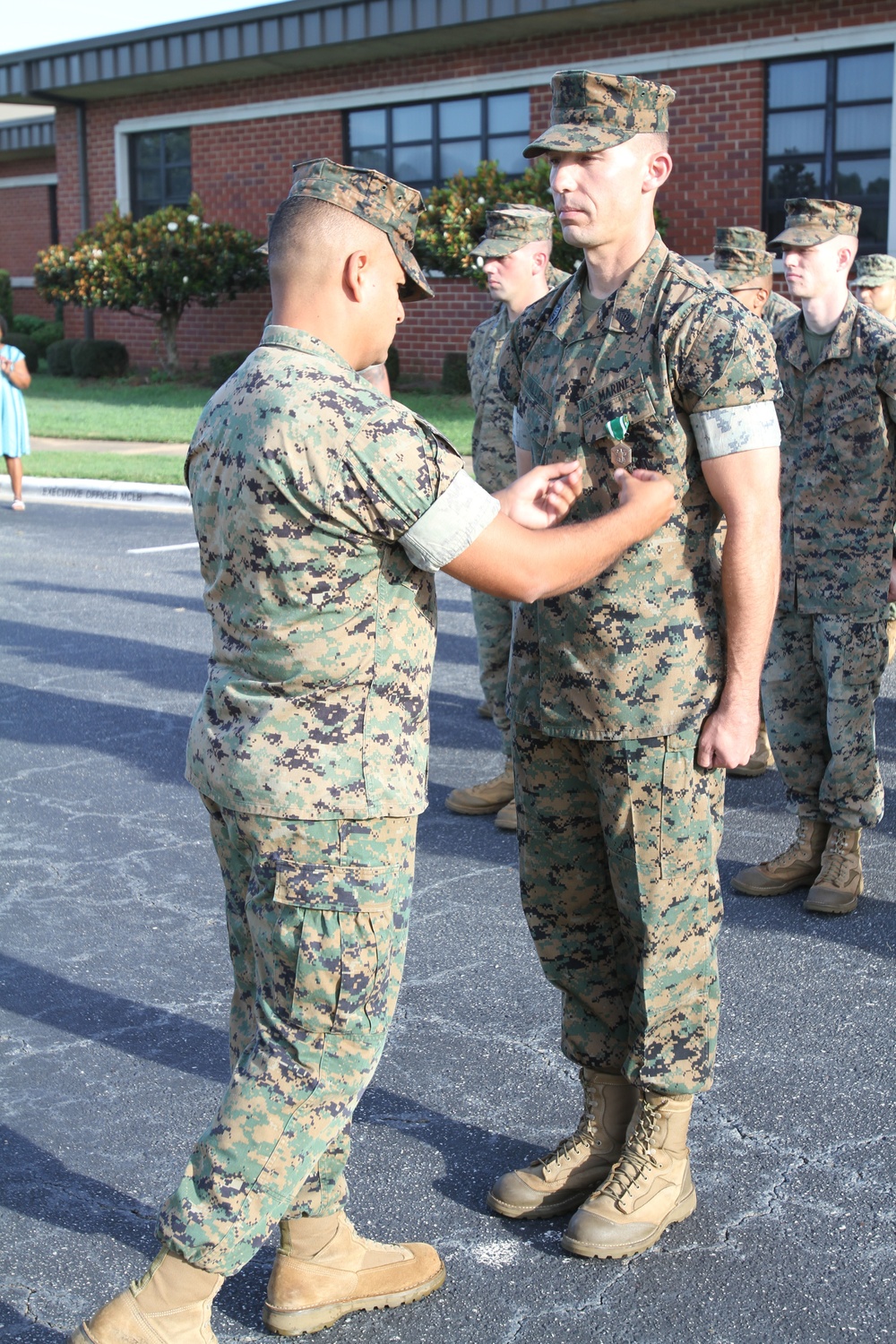 Master Sgt. Brian Allen retires form Marine Corps