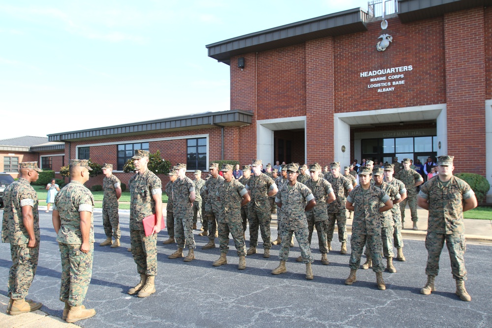 Master Sgt. Brian Allen retires form Marine Corps